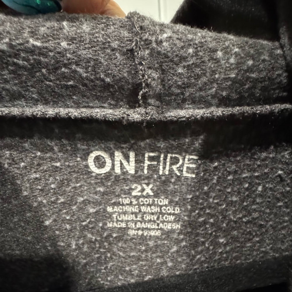 On Fire Women's Gray Sweater